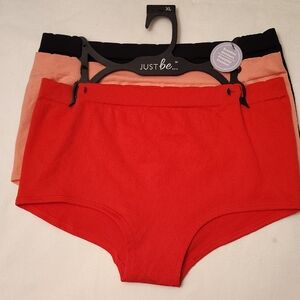 Just Be Women's Seamless Girl shorts Comfy XL New Set Of 3